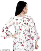 Three-Quarter Sleeves Top for Women 
