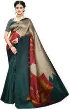 Mysore Silk Printed Saree for Women 