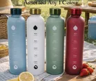 Time Marker Motivational Water Bottle 1 Litre 