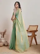 Two-Tone Chiffon Saree for Women 
