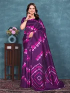 Mysore Silk Printed Saree for Women 