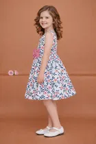 Printed Party Wear Dress for Girls 