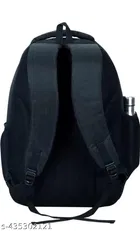 Polyester Backpack for Men & Women, Black