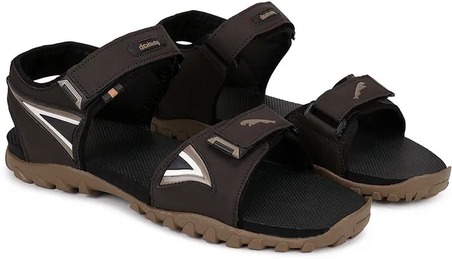 Sports Sandals for Men (Brown, IND-7)