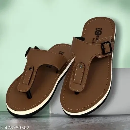 G-Next Men Slippers (Brown, 8)