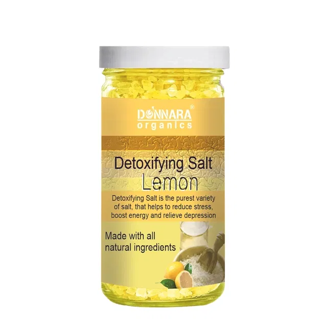 Donnara Organics Detoxifying Lemon Bath Salt Crystal (200 g)