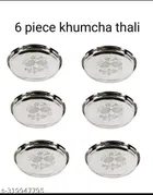 Stainless Steel Dinner Full Plates 