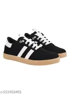 Striped Synthetic Ballerinas for Girls 