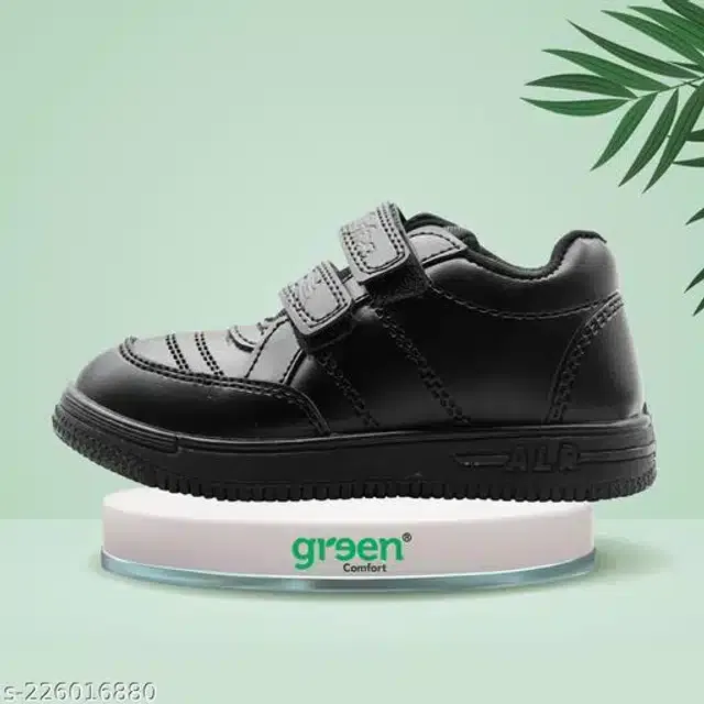 School Shoes for Kids (Black, 12-13 Years)