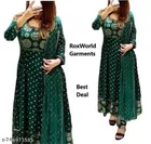 Printed Anarkali Kurta Set for Women 