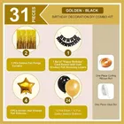 Happy Birthday Balloon Decoration Kit, Gold, Set of 1