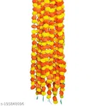 Plastic Artificial Marigold Flowers Garlands 