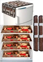 Knit 7 Pcs Fridge Cover Set 