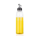 1 Litre Food-Grade Plastic Transparent Oil Dispenser For Cooking (Pack Of 2)
