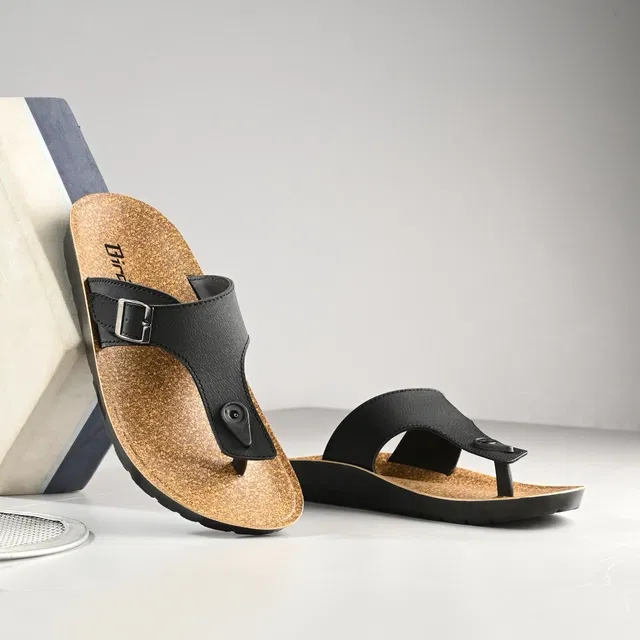 Flipflops for Men (Black, 8)