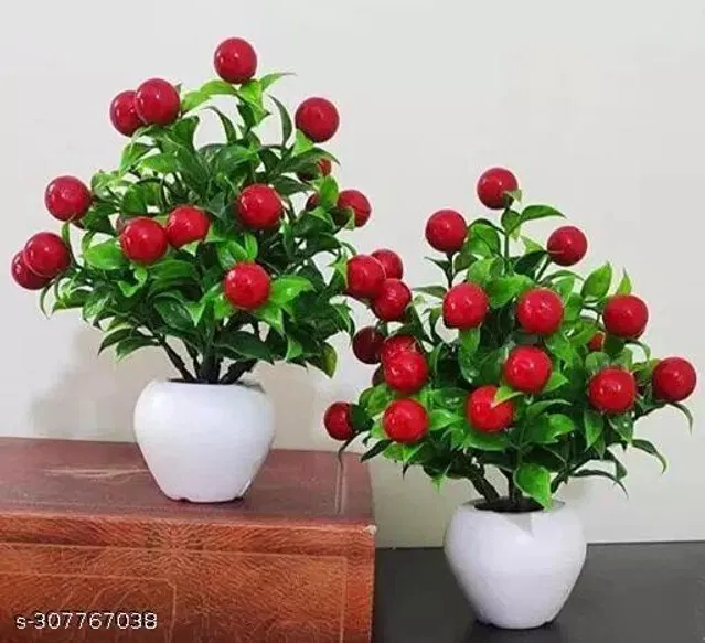 Plastic Artificial Flower (Multicolor, Pack of 2)