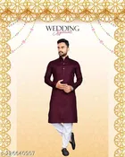 Mandarin Neck Kurta for Men 