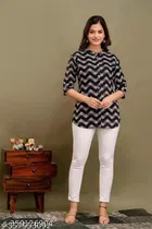 Cottonthree Quarter Sleeves Top for Women 