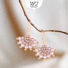 Brass Pearl Ear Cuffs for Women 