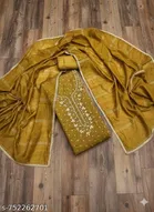 Embroidered Botanical Patiala Suit for Women 