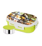 Stainless Steel Insulated 2 Containers Lunch Box for Kids 