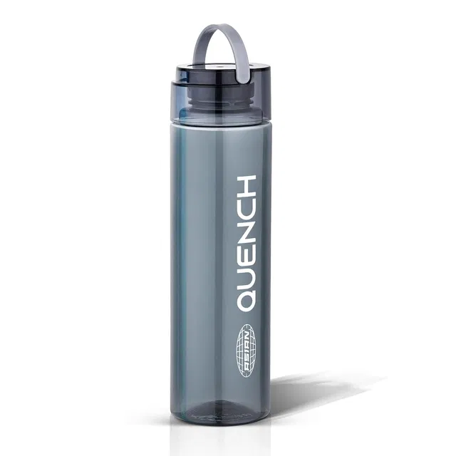 Asian Plastic Quench Water Bottles (Black, 1000 ml)