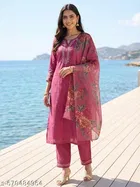 Floral A-line Kurta Set for Women 