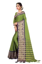 Cotton Embellished Saree for Women 