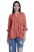 Cotton Printed Top for Women 