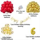 39 Pcs 6th Birthday Decoration kit, Multicolour, Set of 1