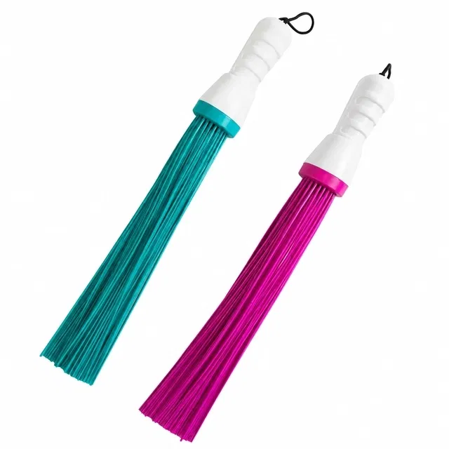 Shagun Plastic Hard Bristle Broom (Pack of 2)