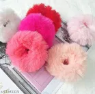 Fur Scrunchies for Women 
