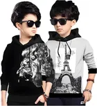 Cotton Blend Hoodies  for Boys 