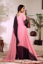 Solid Georgette Kurti for Women 