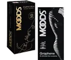 Combo of Moods 10 Pcs Graphene & 10 Pcs Euphoria Multiple Sensations with 3 Pcs Free Lube Sachets 
