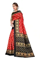 Art Silk Kalamkari Saree for Women 