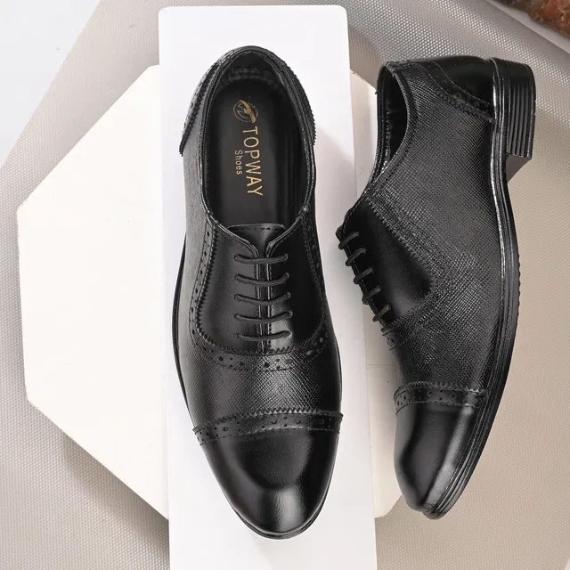 Formal Shoes for Men (Black, 7)