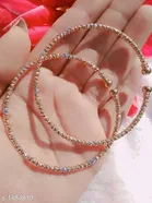 Fancy Bangles for Women, Free Size, Pack of 2 