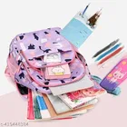 Canvas Backpack Bag, Purple