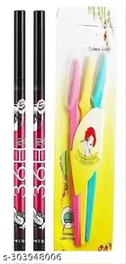 36H Eye Liner with 3 Pcs Face Razor 