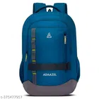 Polyester Backpack for Men & Women (Blue & Grey)