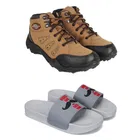 Combo of Casual Shoes with Sliders for Men 