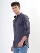 100% Cotton Full Sleeves Solid Shirt for Men 