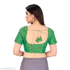 Jacquard Silk Blouse for Women 