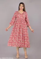 Anarkali Rayon Printed Kurti for Women 