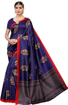 Mysore Silk Printed Saree for Women 