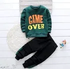 Hosiery Printed Clothing Set for Kids 