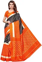 Yashika Designer Women's Saree Art Silk With Unstitched Blouse Piece 