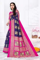 Cotton Silk Abstract Saree for Women 