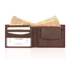 PU Leather Men's Wallet – Slim, Bifold Design with Card & Cash Compartments 
